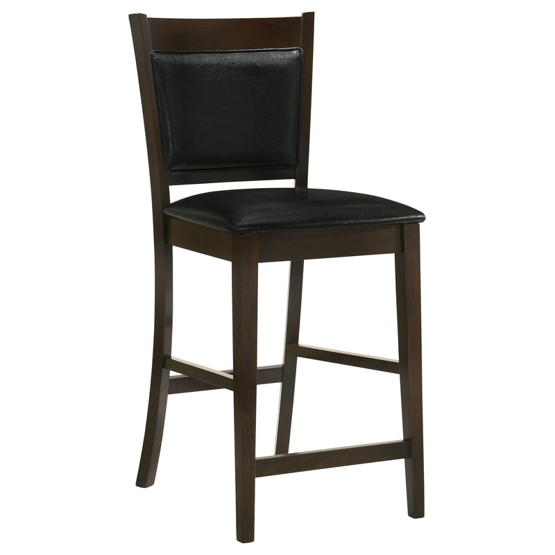 Juego de comedor Jaden de 5 piezas para altura de mostrador, color espresso