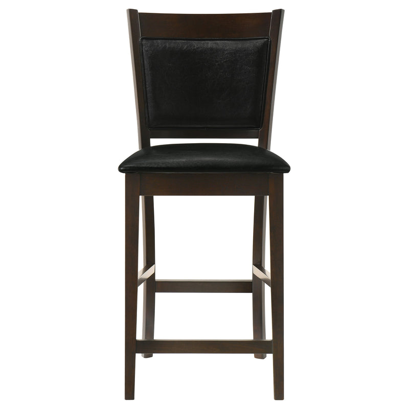 Juego de comedor Jaden de 5 piezas para altura de mostrador, color espresso