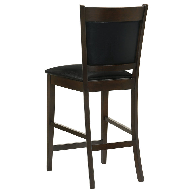 Juego de comedor Jaden de 5 piezas para altura de mostrador, color espresso
