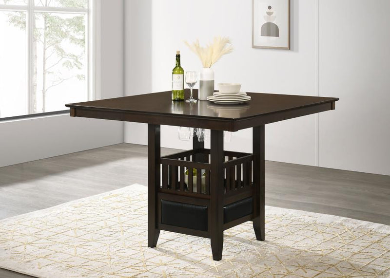 Mesa de comedor a altura de mostrador Jaden Square de 47 pulgadas, espresso