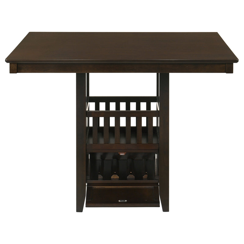 Mesa de comedor a altura de mostrador Jaden Square de 47 pulgadas, espresso