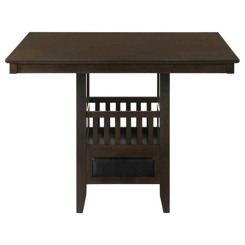 Mesa de comedor a altura de mostrador Jaden Square de 47 pulgadas, espresso