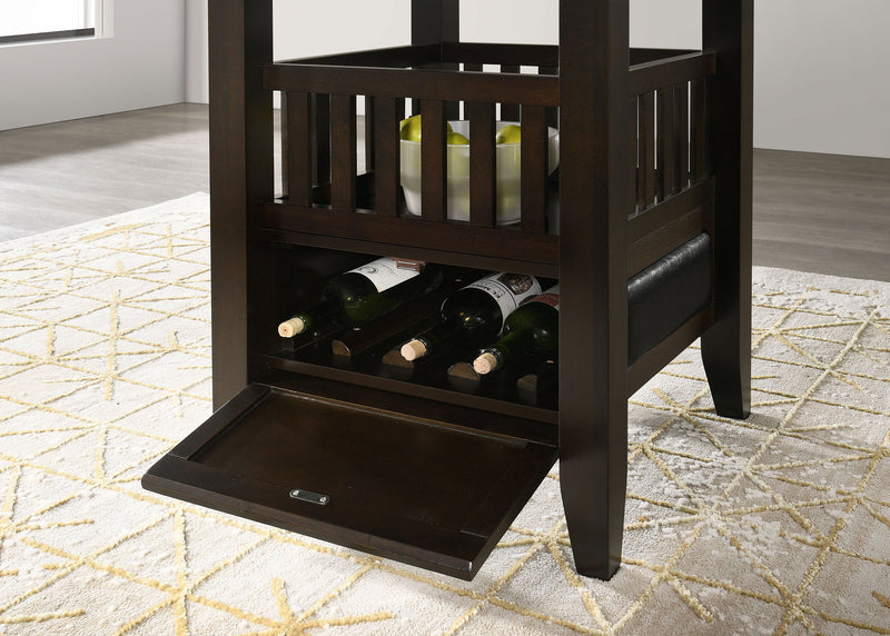 Mesa de comedor a altura de mostrador Jaden Square de 47 pulgadas, espresso