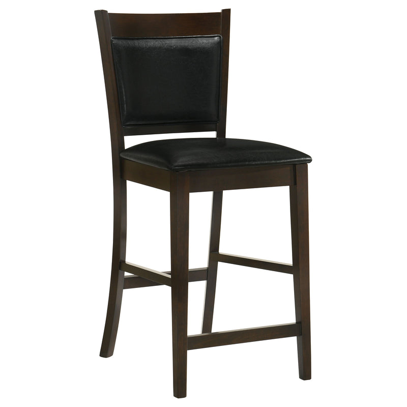 Sillas de barra tapizadas Jaden - Espresso (Juego de 2)