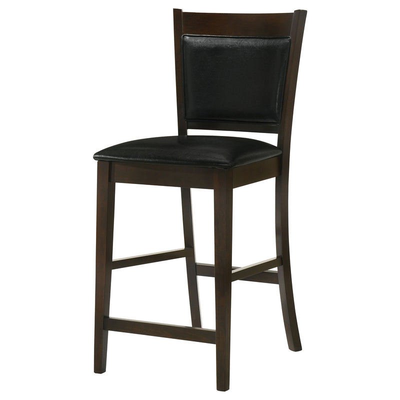 Sillas de barra tapizadas Jaden - Espresso (Juego de 2)