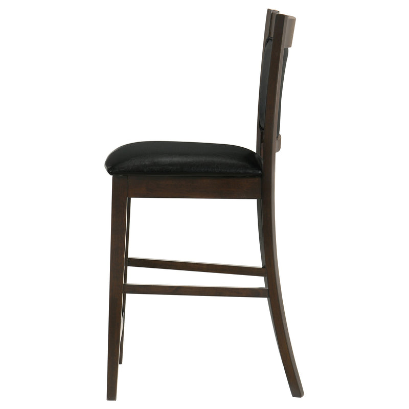 Sillas de barra tapizadas Jaden - Espresso (Juego de 2)