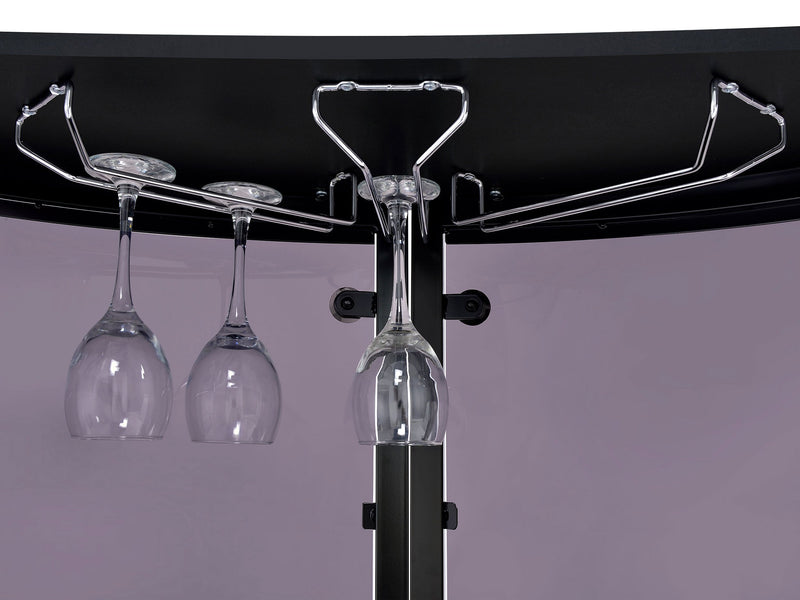 Amarillo Freestanding Glass Top Home Bar Wine Cabinet