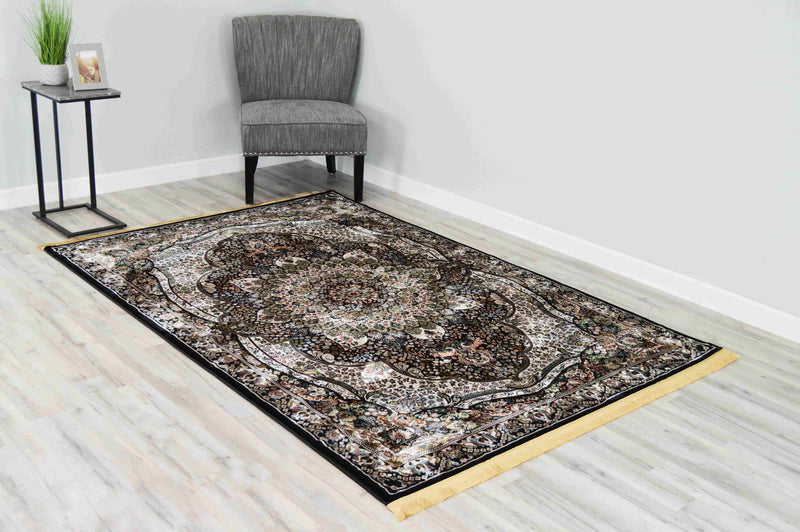 CASABLANCA Rug Design 1011 Burgundy 8x11 (7'8x10'8")"