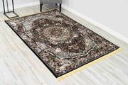 CASABLANCA Rug Design 1011 Brown 10x13 (9'2x12'5")"