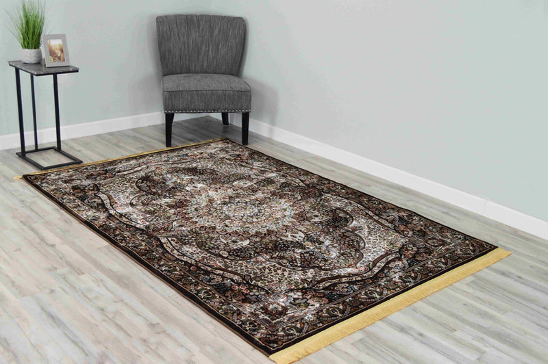 CASABLANCA Rug Design 1011 Brown 2x12 Runner (2'6x11'5")"