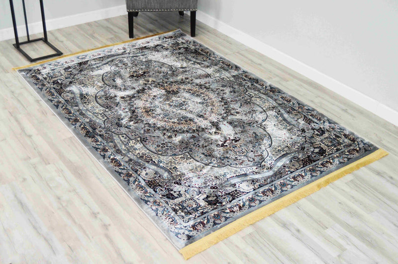 CASABLANCA Rug Design 1011 Burgundy 2x12 Runner (2'6x11'5")"