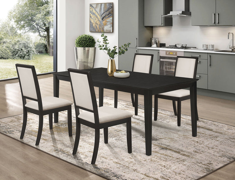 Juego de comedor Louise con mesa rectangular de extensión