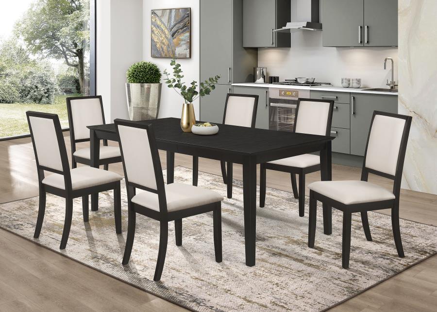 Louise Rectangular Extension Leaf Dining Set