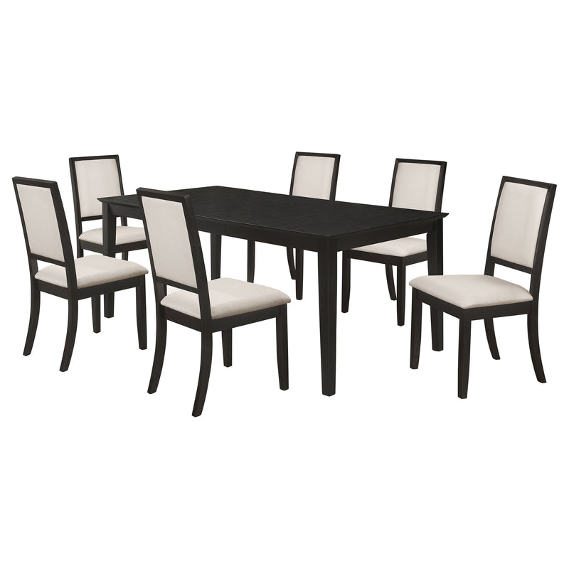 Juego de comedor Louise con mesa rectangular de extensión