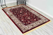 CASABLANCA Rug Design 1016 Burgundy 8x11 (7'8x10'8")"