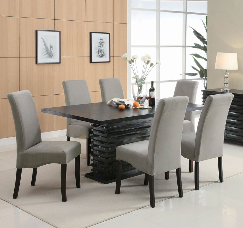 Stanton Rectangular Dining Table Set Grey