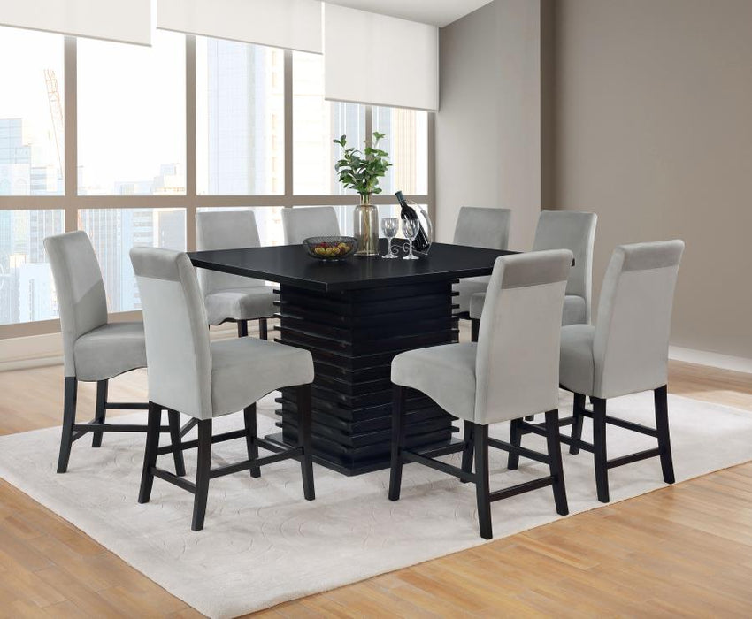 Stanton Square Counter Height Dining Table Set Grey