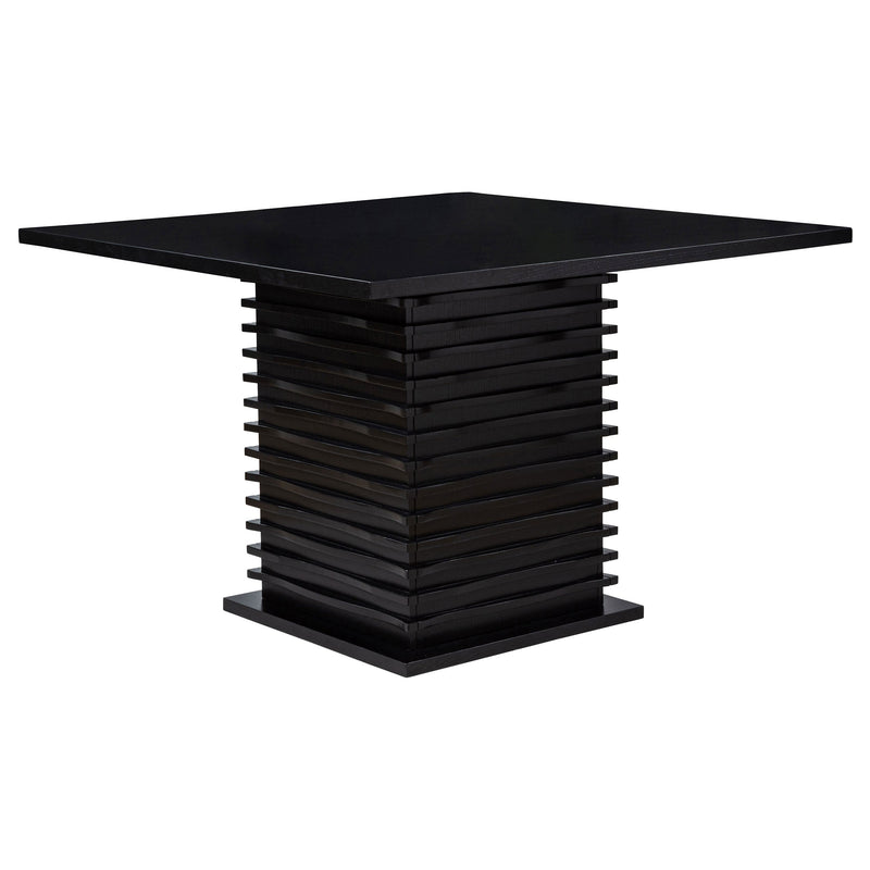 Mesa de comedor Stanton Square de 54 pulgadas de altura de mostrador, color negro