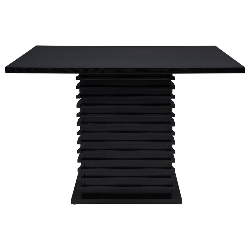 Mesa de comedor Stanton Square de 54 pulgadas de altura de mostrador, color negro