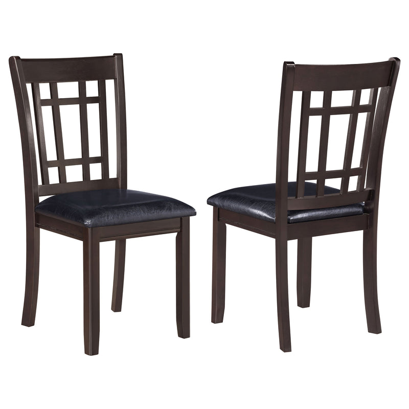 Silla lateral de comedor Lavon de madera, mediana (juego de 2)