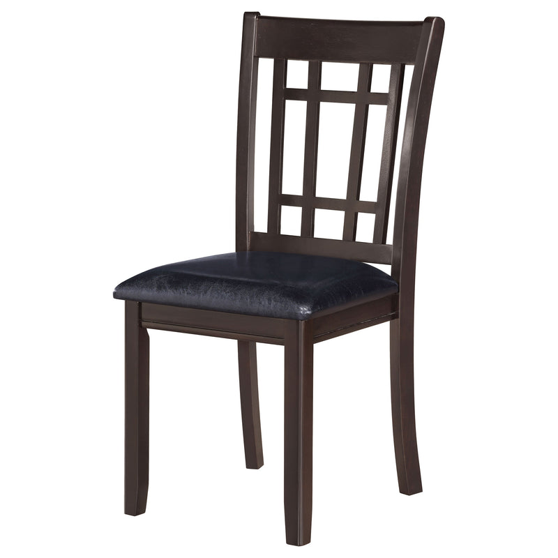 Silla lateral de comedor Lavon de madera, mediana (juego de 2)