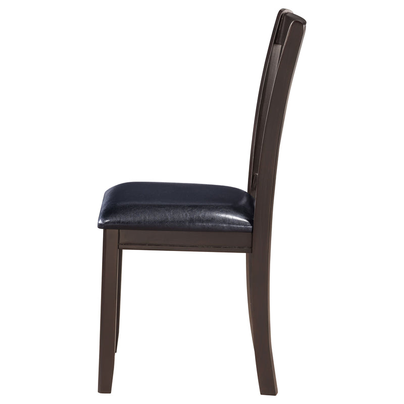 Silla lateral de comedor Lavon de madera, mediana (juego de 2)