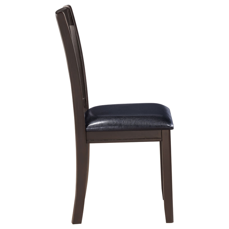 Silla lateral de comedor Lavon de madera, mediana (juego de 2)