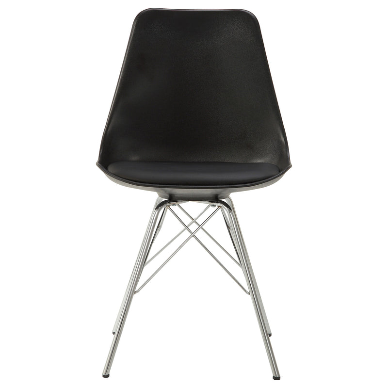 Sillas de comedor auxiliares de polipropileno Juniper (juego de 2)