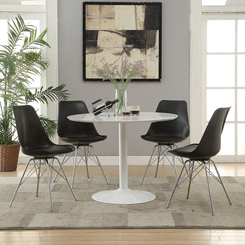 Sillas de comedor auxiliares de polipropileno Juniper (juego de 2)