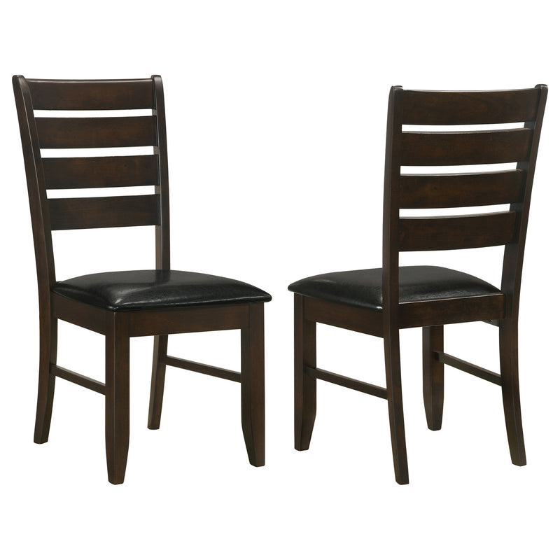 Silla auxiliar de comedor Dalila de madera (juego de 2)
