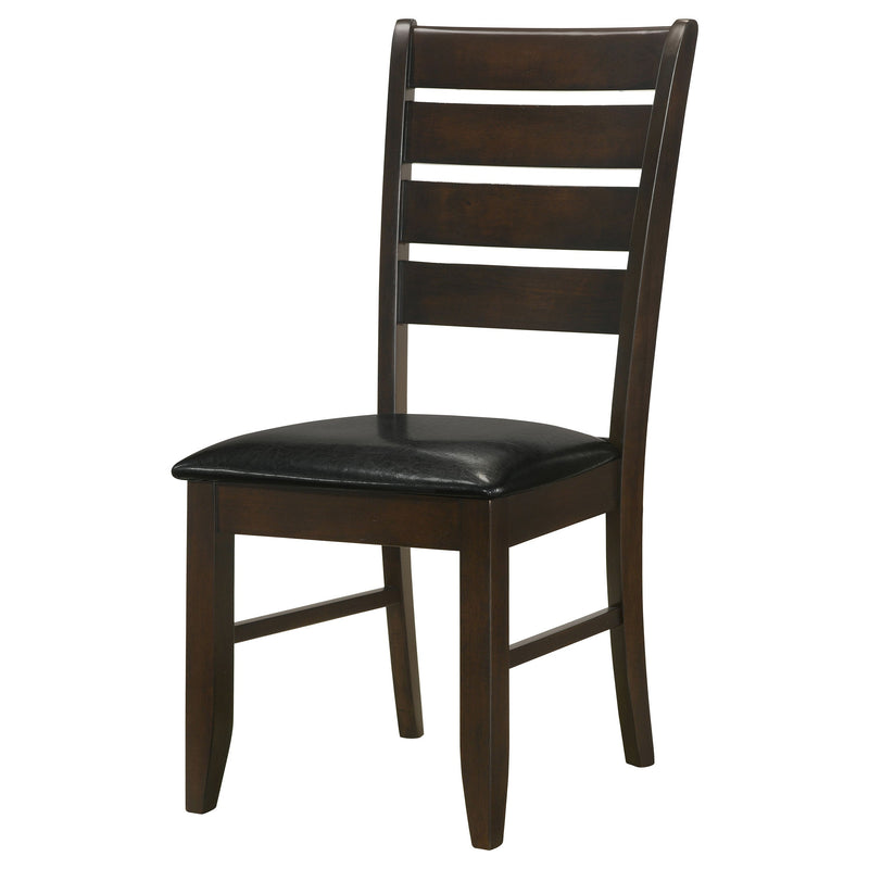 Silla auxiliar de comedor Dalila de madera (juego de 2)