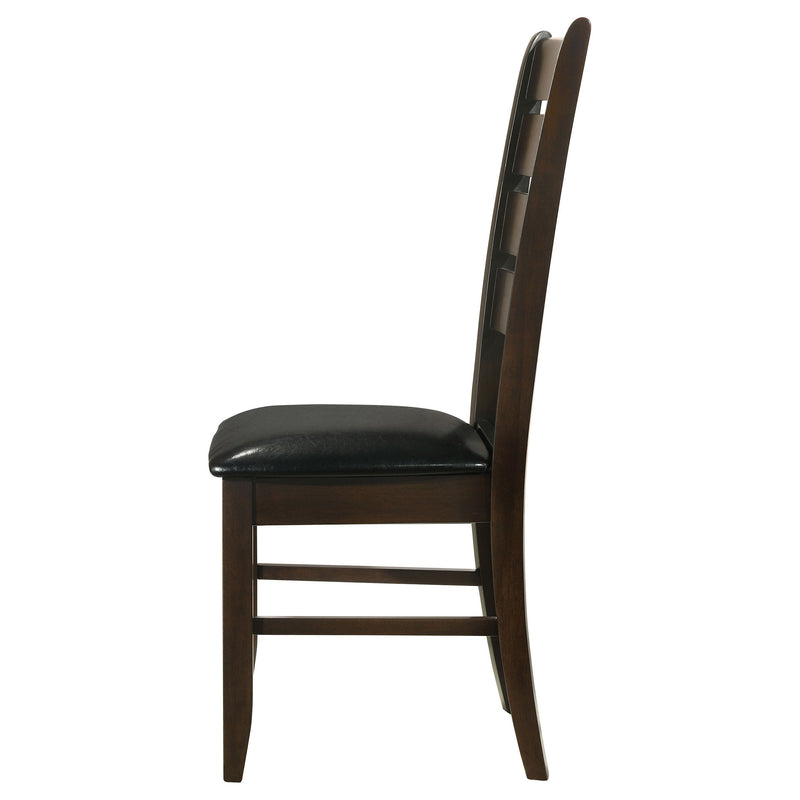 Silla auxiliar de comedor Dalila de madera (juego de 2)