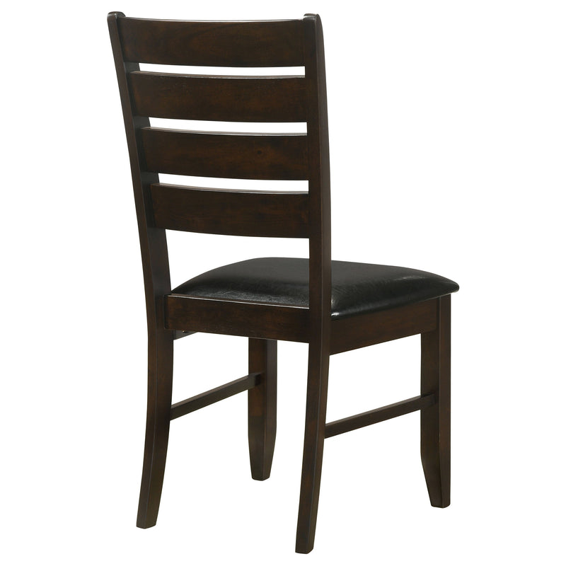 Silla auxiliar de comedor Dalila de madera (juego de 2)