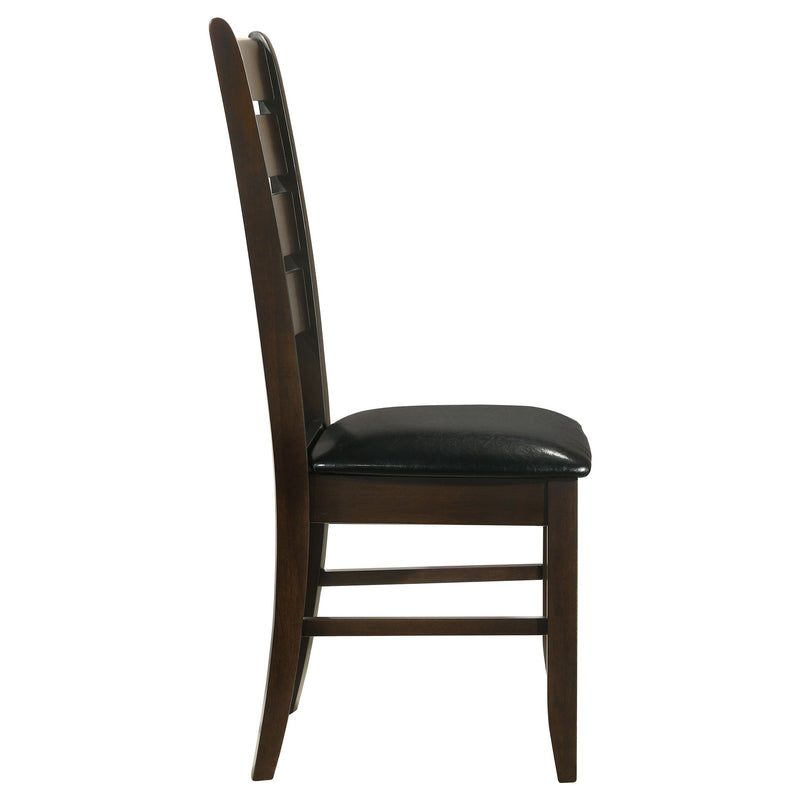 Silla auxiliar de comedor Dalila de madera (juego de 2)