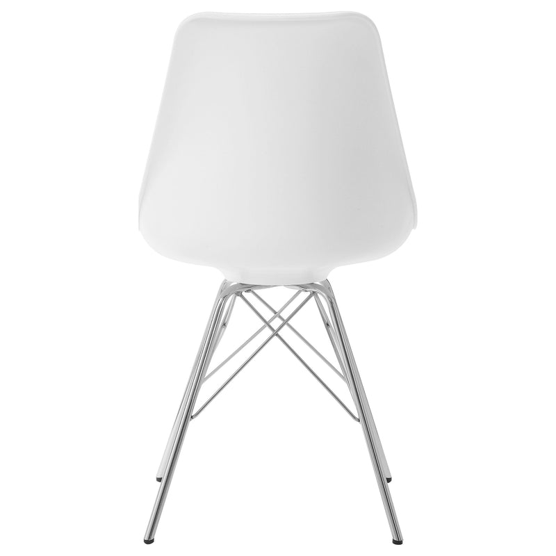 Sillas de comedor auxiliares de polipropileno Juniper (juego de 2)