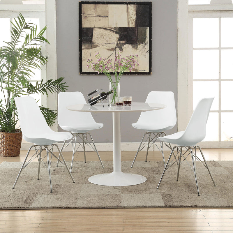 Sillas de comedor auxiliares de polipropileno Juniper (juego de 2)