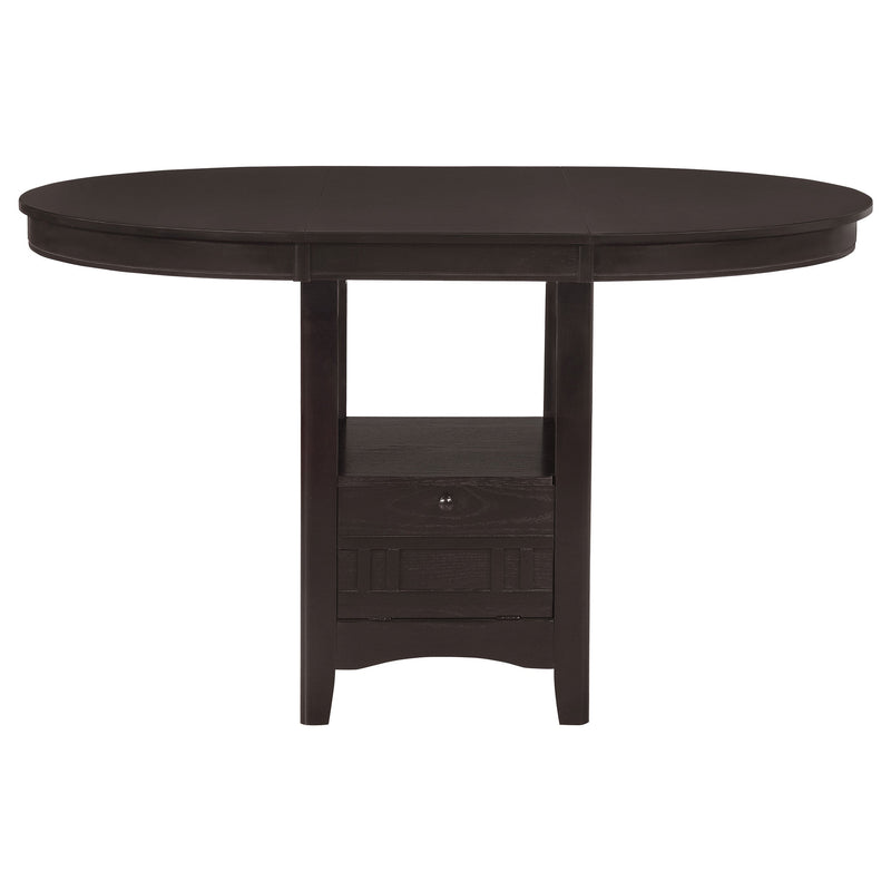 Juego de comedor a la altura del mostrador ovalado Lavon