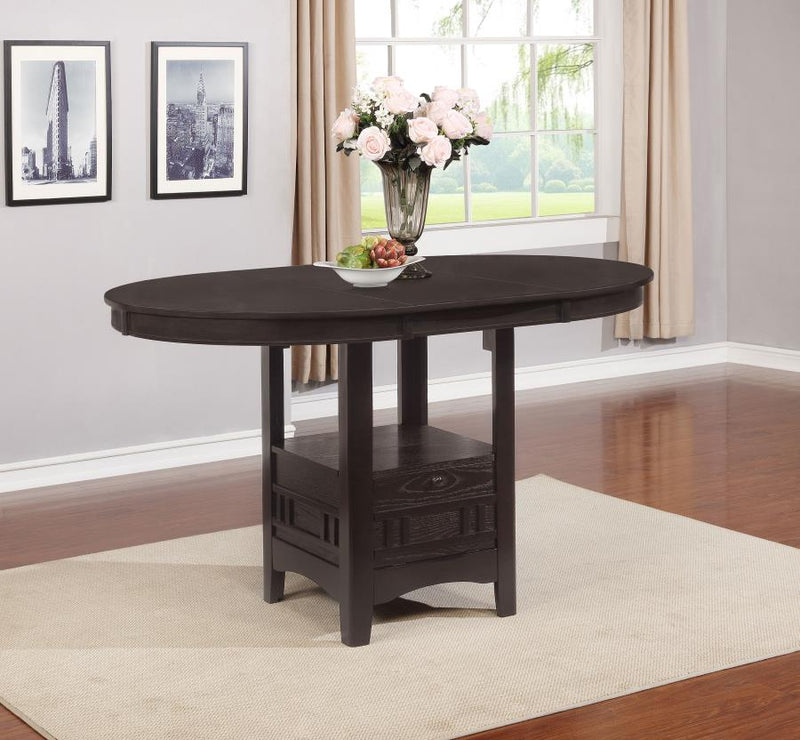 Mesa de comedor extensible Lavon Oval de 60 pulgadas
