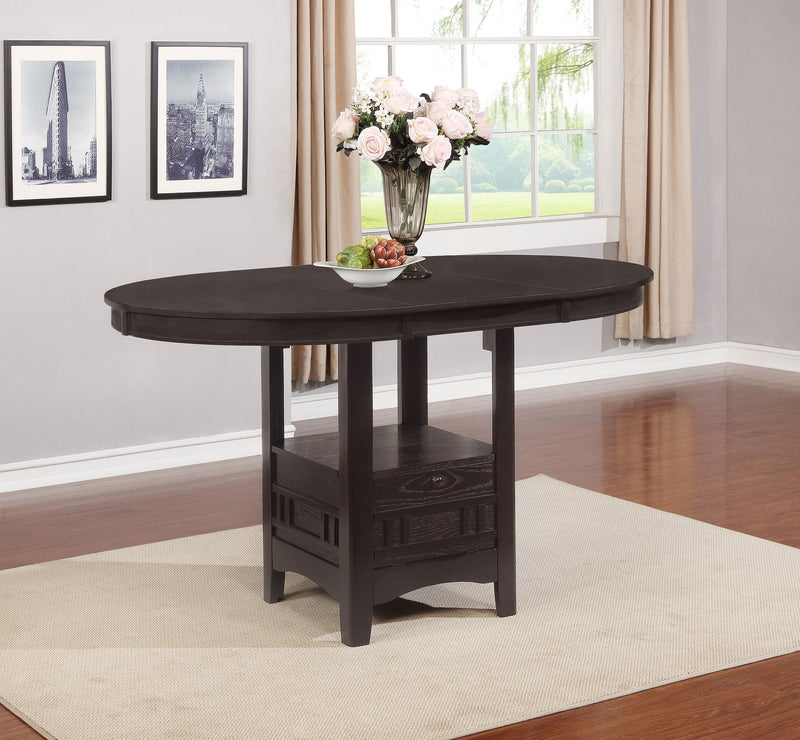 Mesa de comedor extensible Lavon Oval de 60 pulgadas
