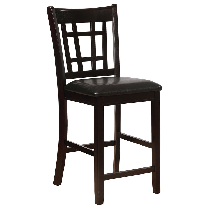 Lavon Wood Counter Chair Tan and (Set of 2)