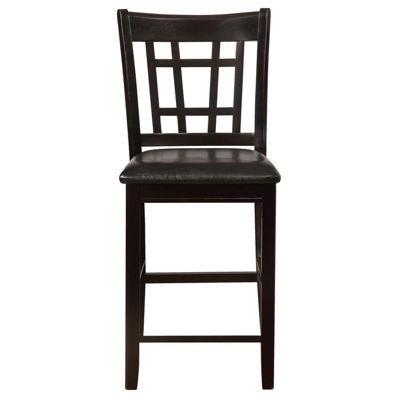Lavon Wood Counter Chair Tan and (Set of 2)