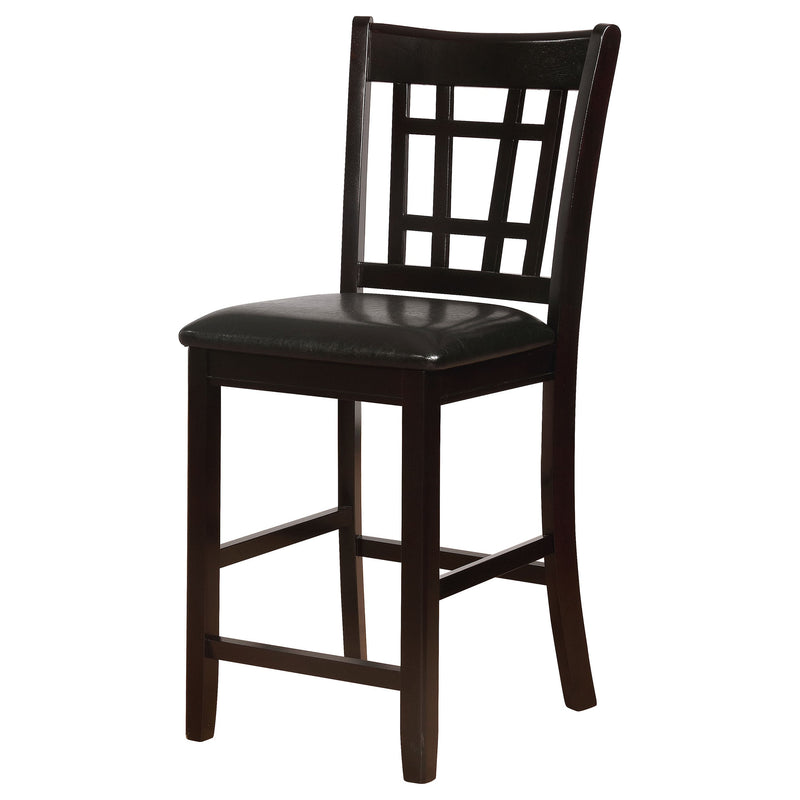 Lavon Wood Counter Chair Tan and (Set of 2)