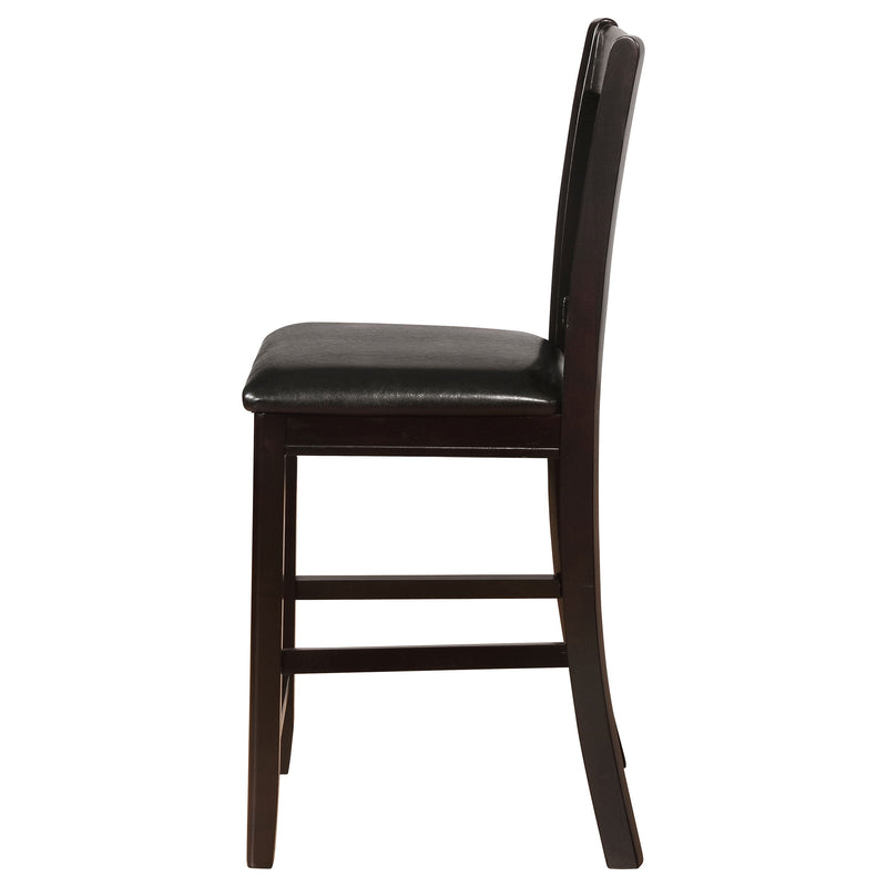 Lavon Wood Counter Chair Tan and (Set of 2)