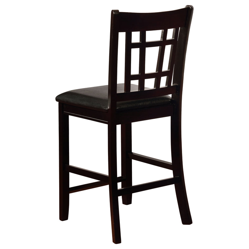 Lavon Wood Counter Chair Tan and (Set of 2)