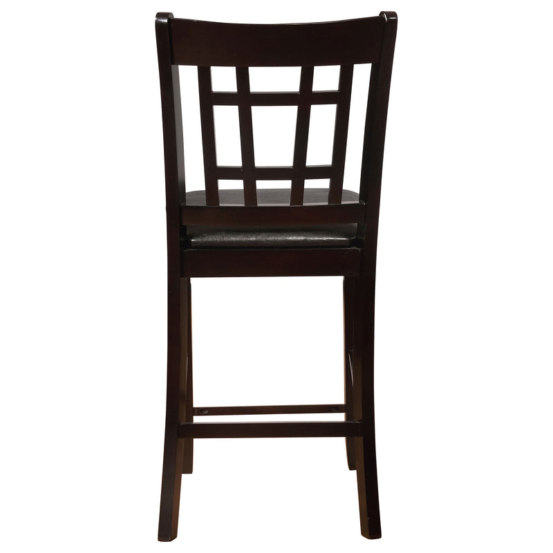Lavon Wood Counter Chair Tan and (Set of 2)