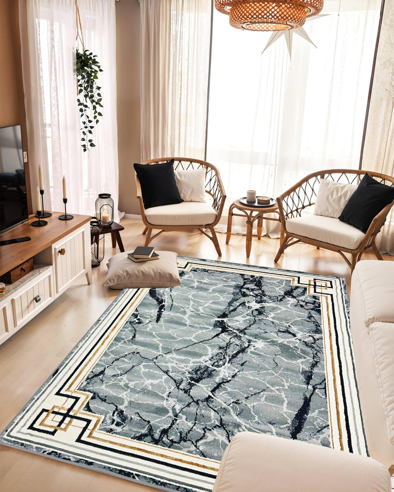 MARBLE Rug Design 1041 Beige 5x8 (5'2x7'5")"