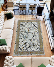 MARBLE Rug Design 1042 Grey 2x8 Runner (2'6x7'9")"