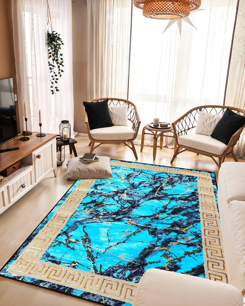 MARBLE Rug Design 1042 Beige 5x8 (5'2x7'5")"