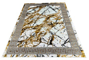 MARBLE Rug Design 1042 Light Gold 2x8 Runner (2'6x7'9")"