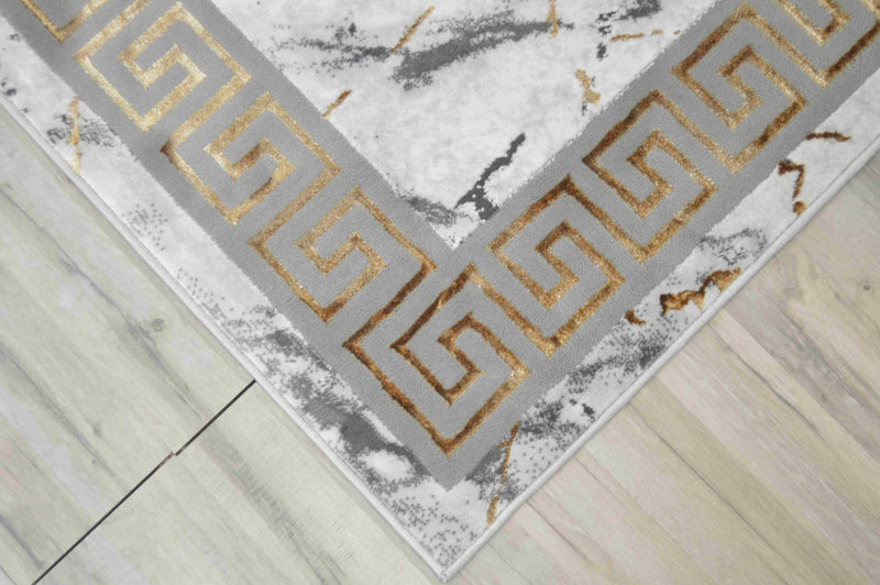 MARBLE Rug Design 1042 Light Gold 8x11 (7'8x10'8")"
